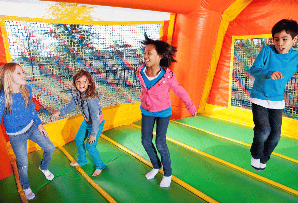 Bounce house rental for a backyard birthday in Reisterstown, MD